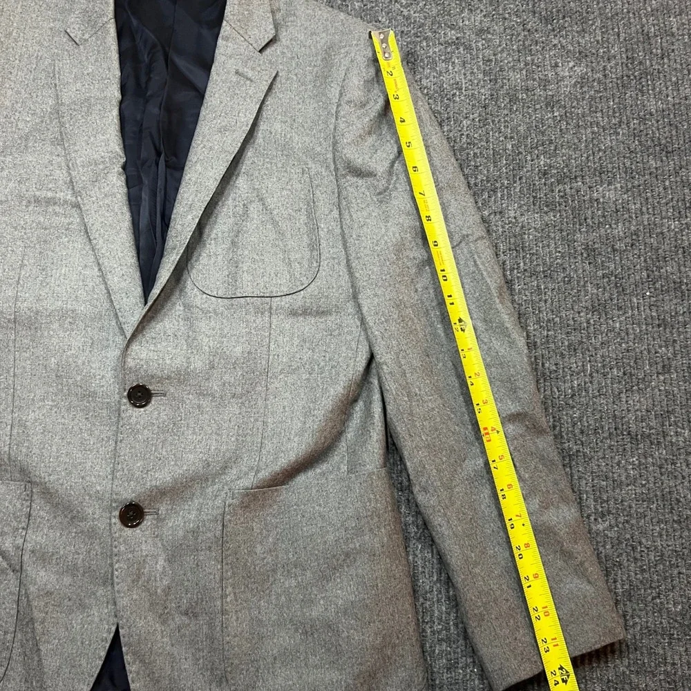 J.Crew Ludlow Blazer 36S Gray Vitale Barberis Canonico Wool Sport Coat Mens Suit